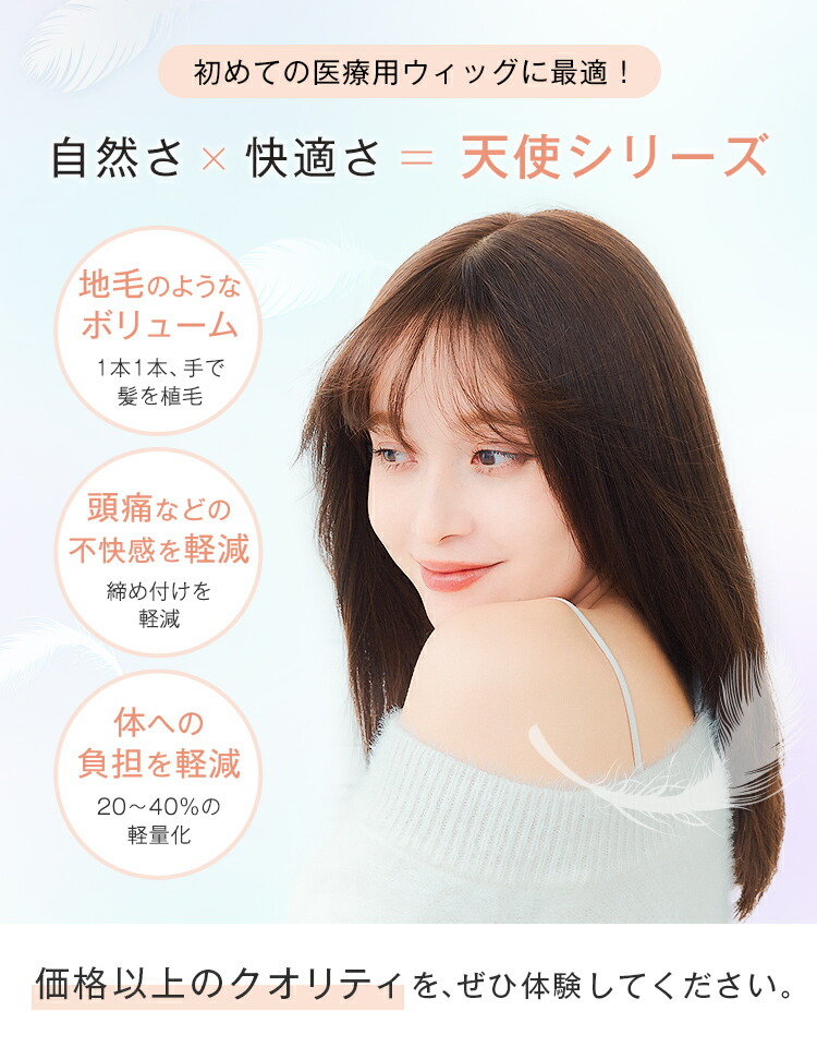 楽天市場】【返品保証あり】「天使のレイヤーセミディ 人毛MIX