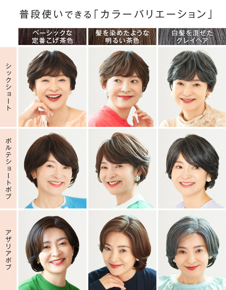 楽天市場】ウィッグ ショート ボブ 「シックショート/ポルテショート