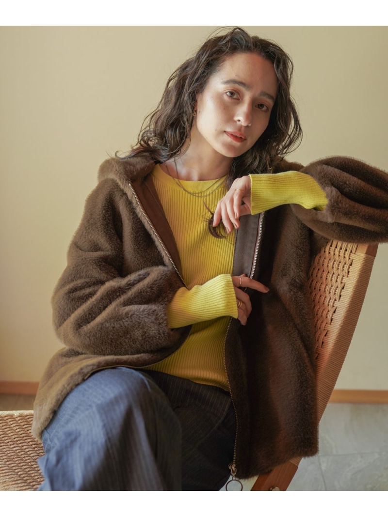 楽天市場】【SALE／25%OFF】フェイクファーコート Bou Jeloud バブ