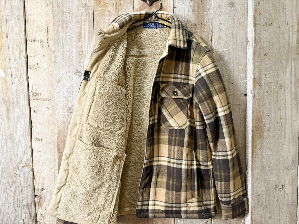 楽天市場】Polo Ralph Lauren(ポロ ラルフローレン)裏ボア シャツ