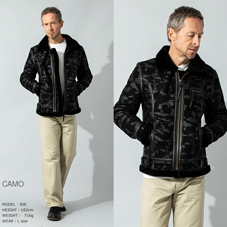 楽天市場】【20周年記念20%OFFクーポン】Liugoo Leathers 本革 B-3