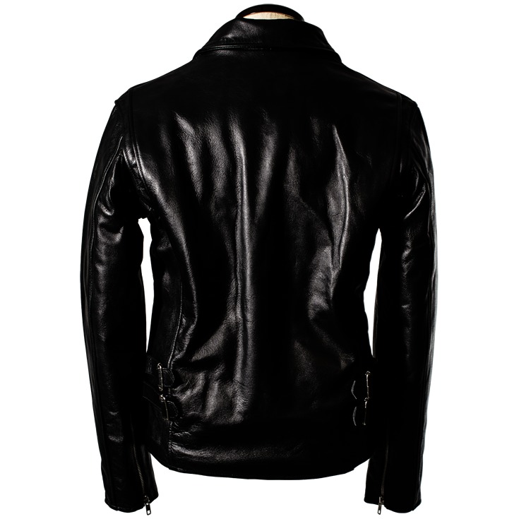 楽天市場】Horn Works 本革 襟付きシングルライダースジャケット