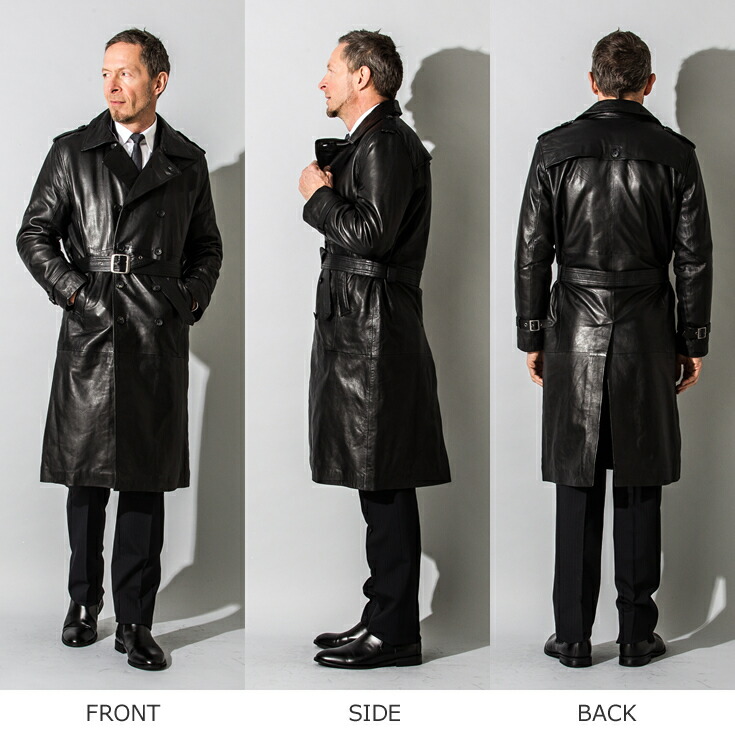 楽天市場】【20周年記念20%OFFクーポン】LIUGOO 本革 レザーロング