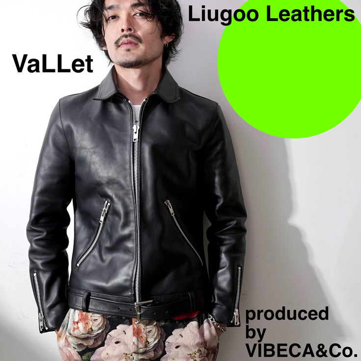 楽天市場】VALLET 本革 シングルライダースジャケット メンズ