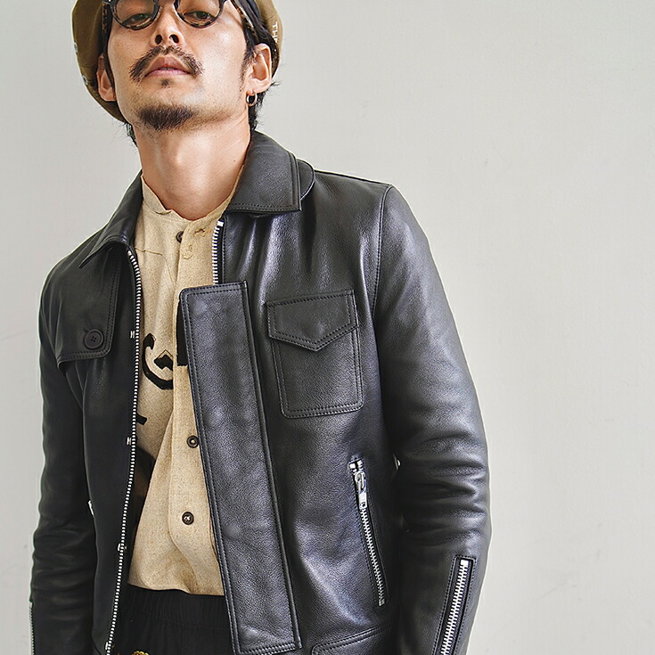 楽天市場】VaLLet 本革 レザーブルゾン メンズ ヴァレット VALLET03AN