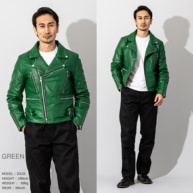 楽天市場】Horn Works 本革 UKタイプ ダブルライダースジャケット