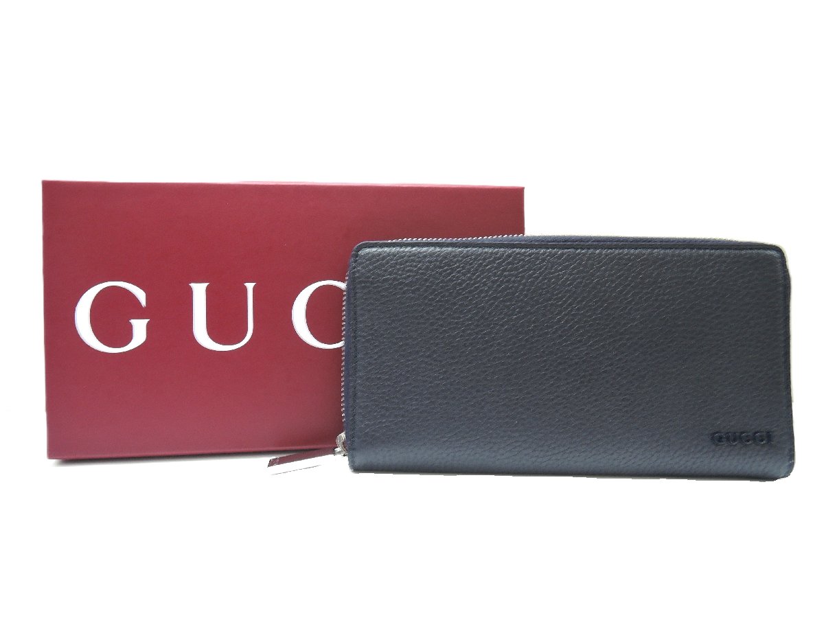 楽天市場】gucci 長財布 ネイビーの通販