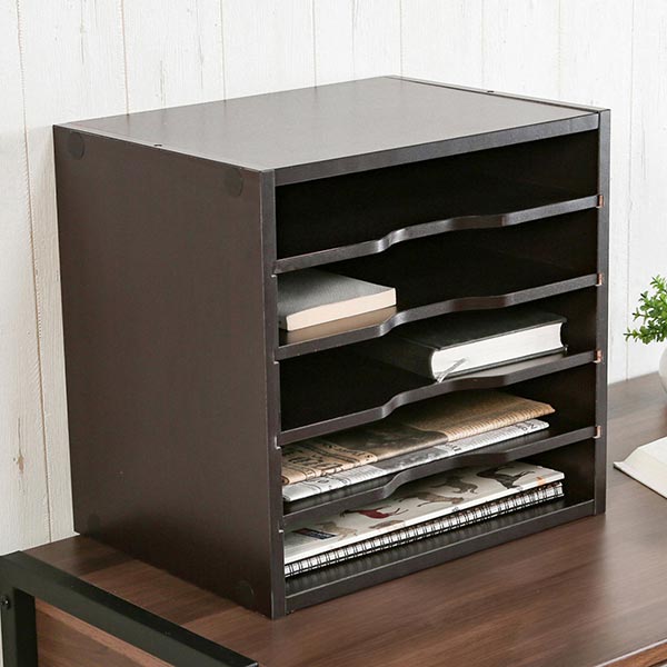 楽天市場】木製 書類ラック メイベル マガジンラック 書類棚 ファイル