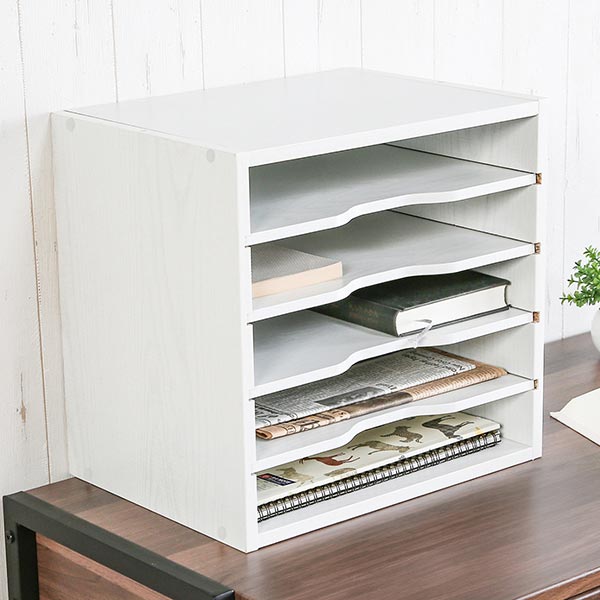 楽天市場】木製 書類ラック メイベル マガジンラック 書類棚 ファイル