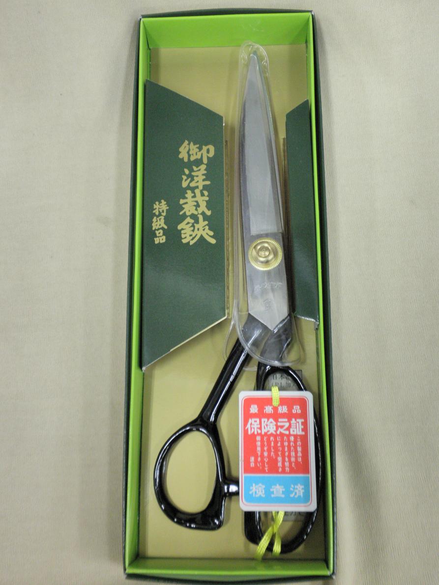 楽天市場】播州刃物特級品 最高級ラシャ切り鋏 240mm 裁ちバサミ