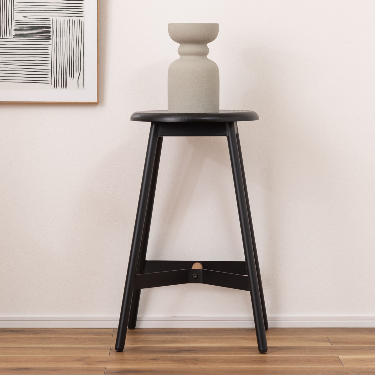 楽天市場】スツール 高さ74cm ハイタイプ 座面丸型 天然木 （ 木製