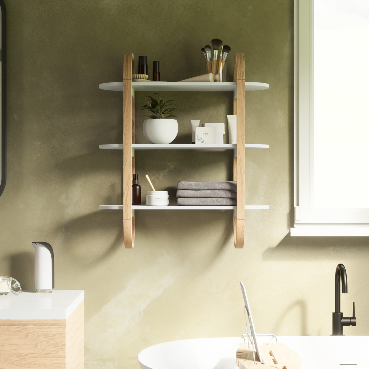 楽天市場】umbra ベルウッド ウォールシェルフ （ アンブラ シェルフ