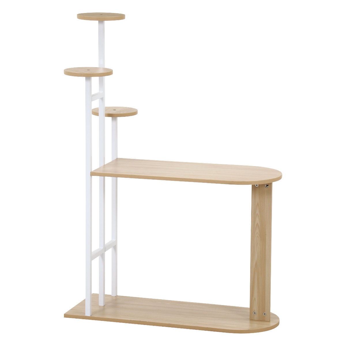 楽天市場】ディスプレイラック 幅84cm サイドテーブル兼用 フラワー