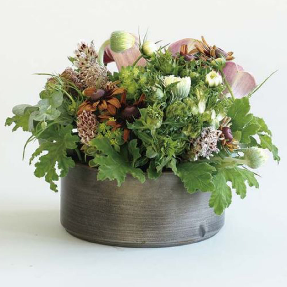 楽天市場】花瓶 MC浅型円柱 直径17×高さ8cm （ 花器 花びん フラワー