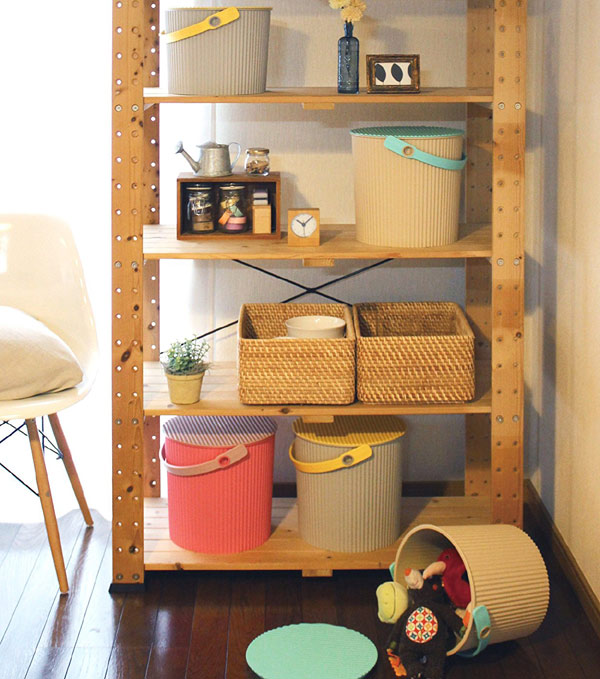 楽天市場】収納バスケット S 8L 幅28×奥行26×高さ22cm 簡易 スツール