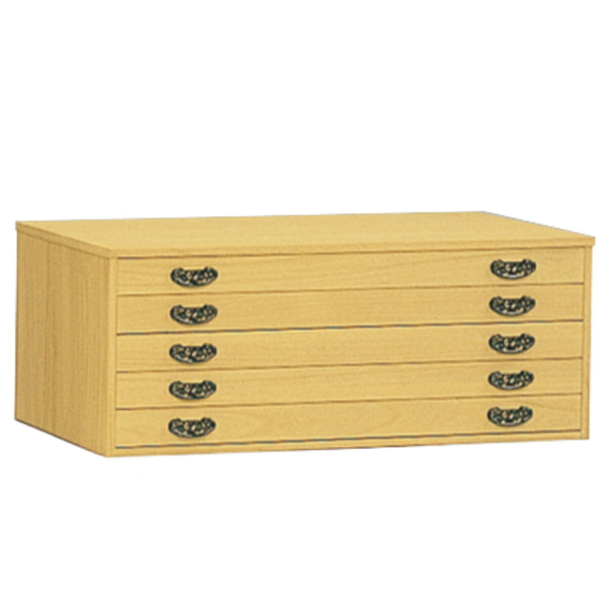 楽天市場】総桐 着物たんす 5段 上置き用 とのこ仕上 日本製 幅100cm