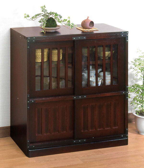 北海道 旭川家具 和光 書棚 本棚 キャビネット 樺無垢材 民芸家具 美品