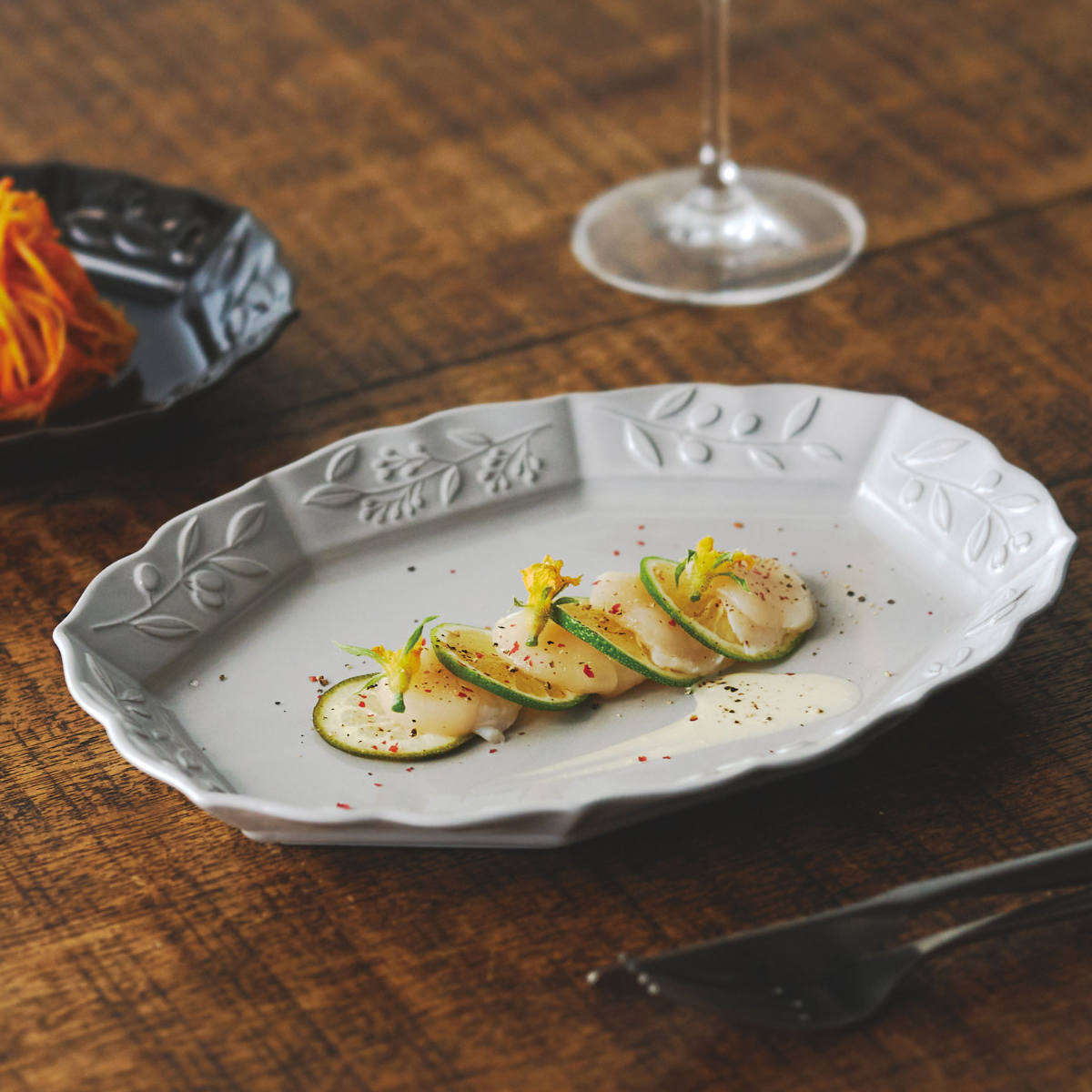 楽天市場】プレート オーバル 26cm オリーヴ 陶器 瀬戸焼 （ 食洗機