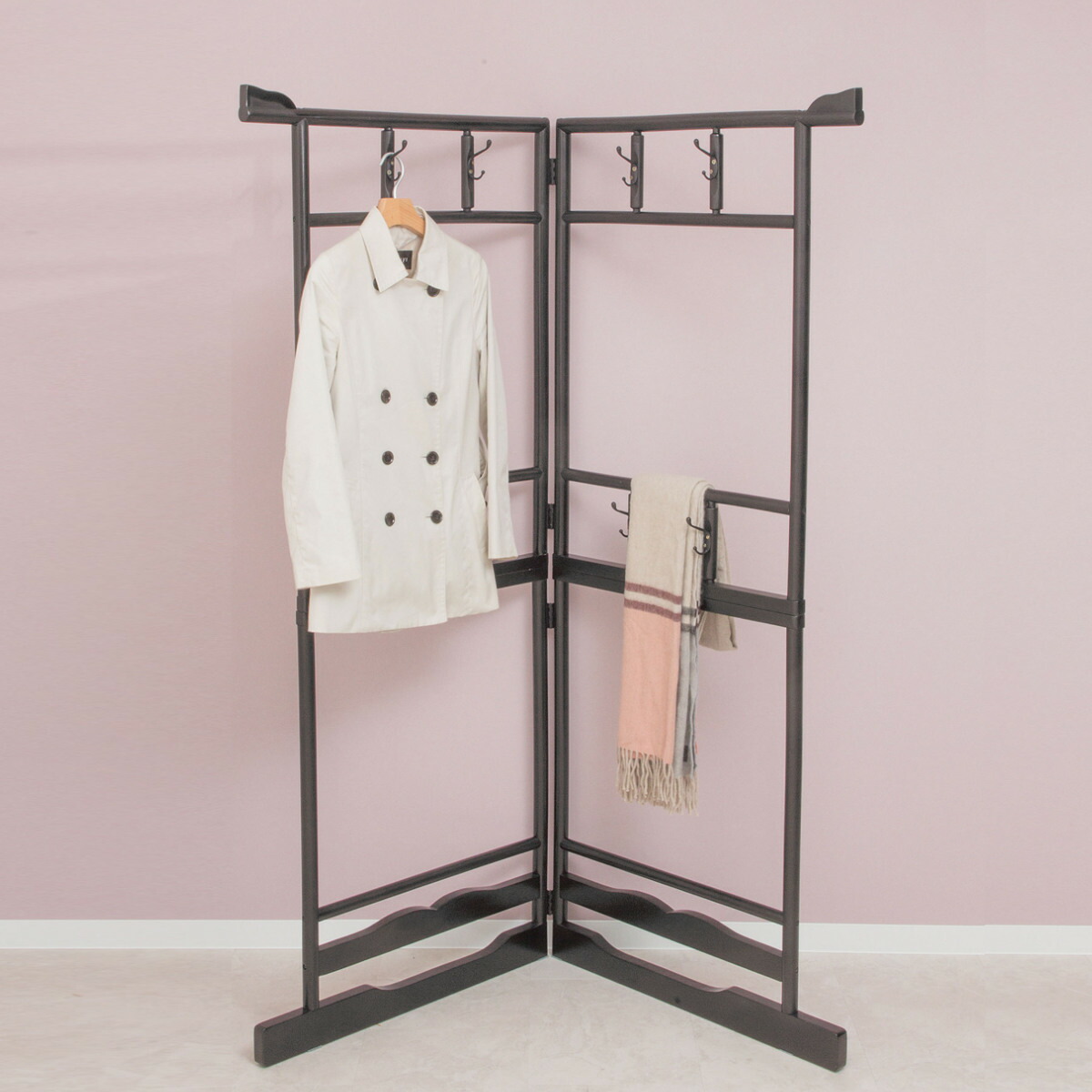 楽天市場】衣桁 二段の通販