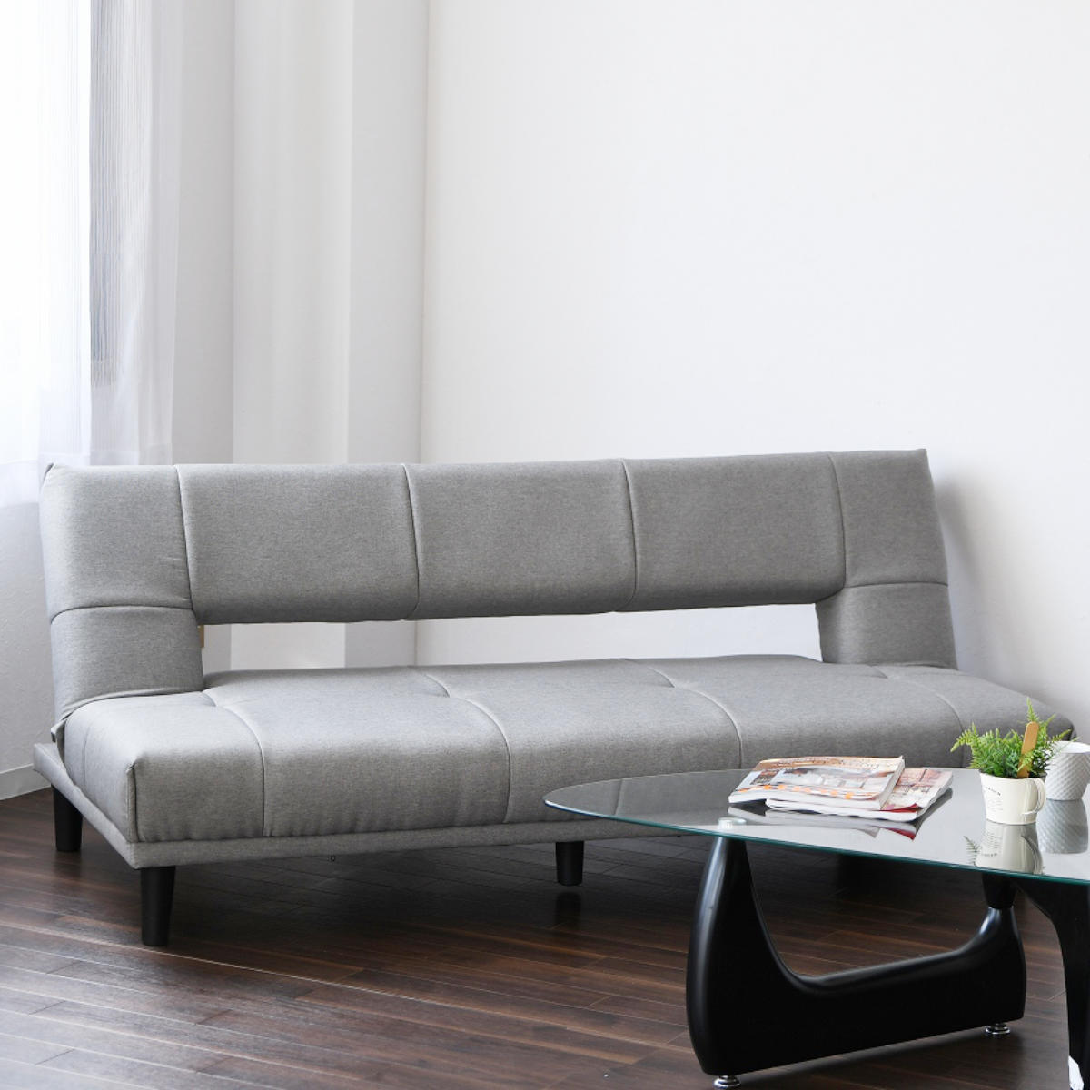 楽天市場】ソファベッド 幅180cm ロッコツー （ 3段階 リクライニング