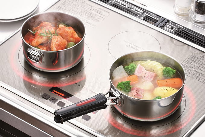 楽天市場】【本日ポイント5倍】鍋 取っ手が取れる 着脱式 18cm 20cm