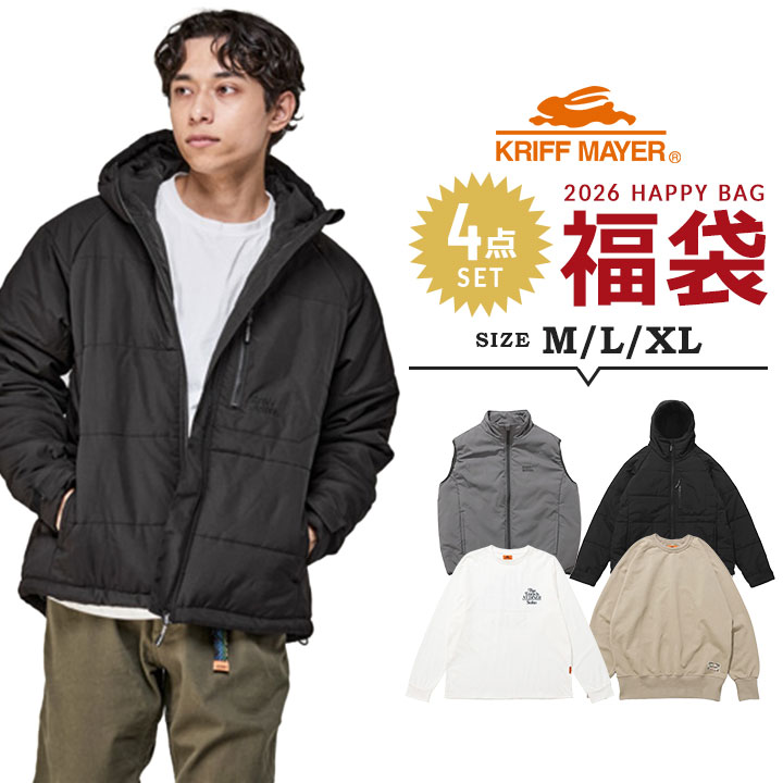 楽天市場】【売尽】福袋 2026 メンズ クリフメイヤー KRIFF MAYER 4点