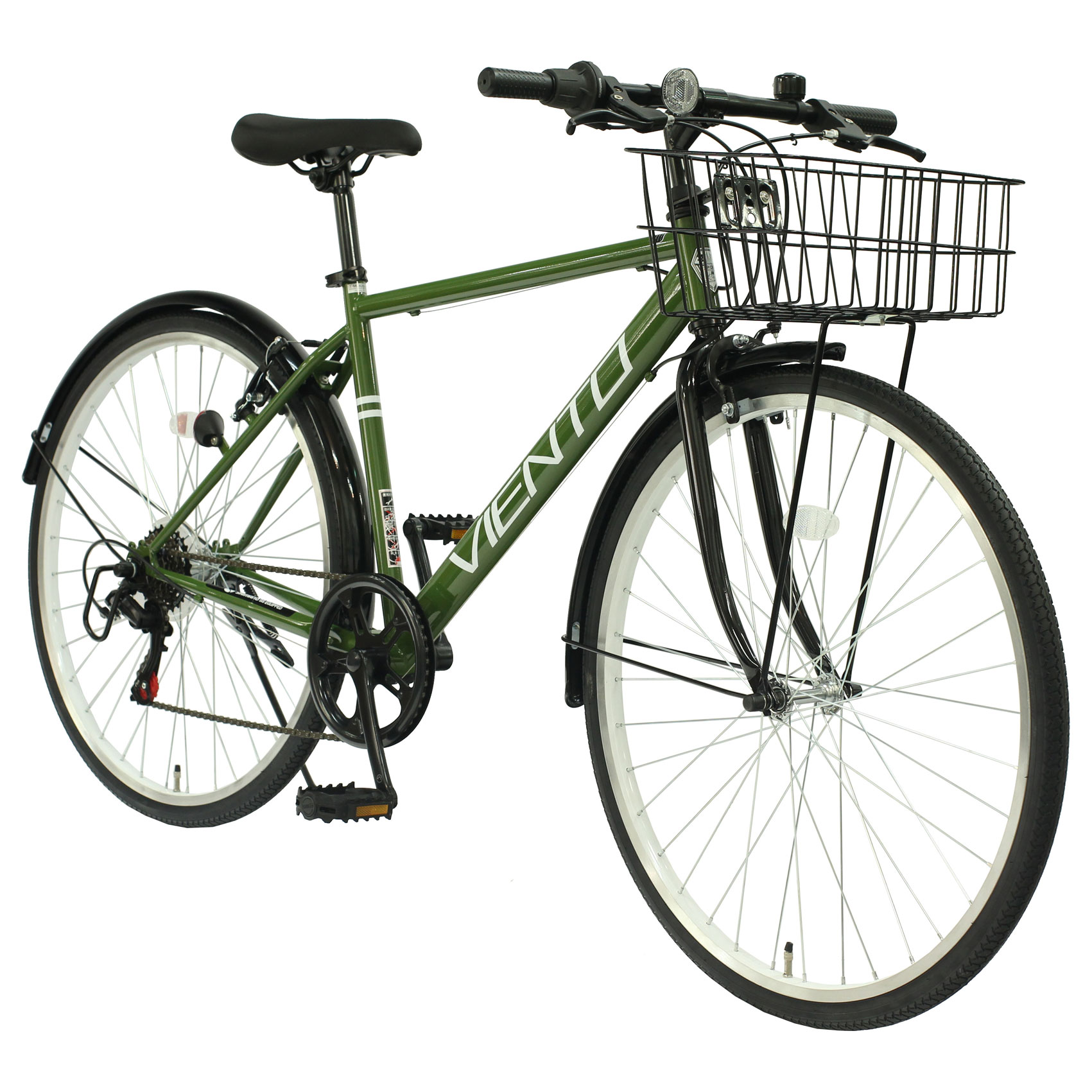 楽天市場】カゴ付き クロスバイク 自転車 26インチ 自転車 【送料