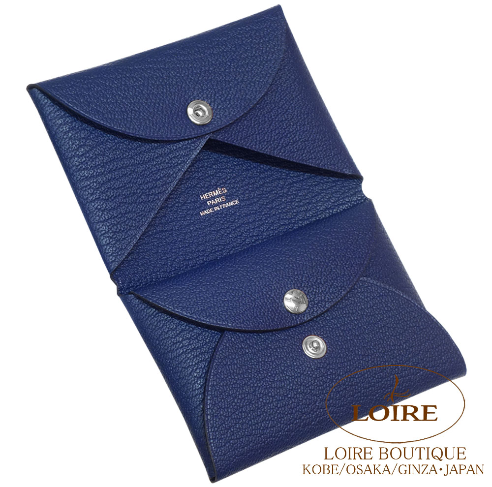 楽天市場】エルメス カルヴィ デュオ (コインケース付きカードケース