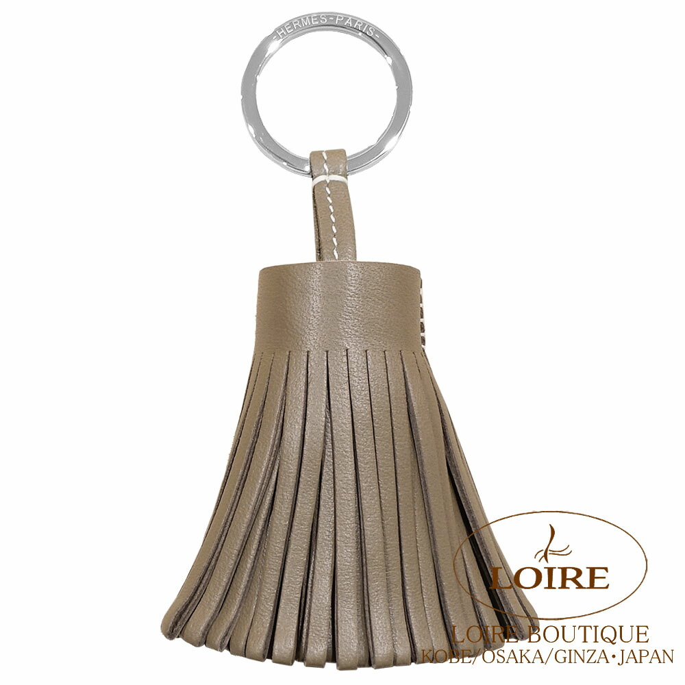 楽天市場】エルメス カルメン キーリング エトゥープ(白ステッチ