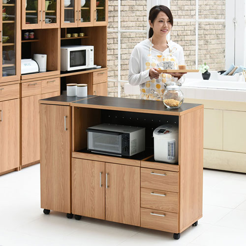 楽天市場】【最大1万円ｸｰﾎﾟﾝ3/1】 キッチンカウンター キッチンボード