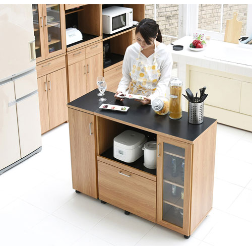 楽天市場】【最大1万円ｸｰﾎﾟﾝ3/1】 キッチンカウンター キッチンボード