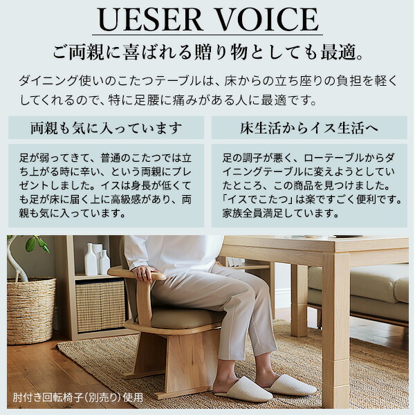 楽天市場】こたつ ダイニングテーブル 長方形 あったかヒーター-6段階