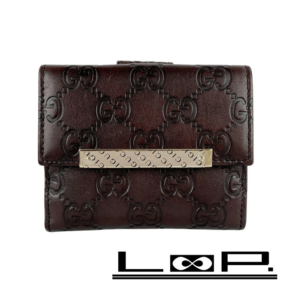 楽天市場】緊急値下げ □新同□ グッチ 二つ折り 財布 コンパクト