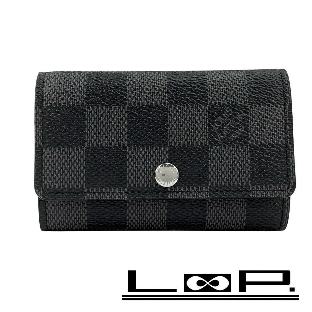 楽天市場】ルイヴィトン ミュルティクレ6 ダミエ・グラフィット N62662