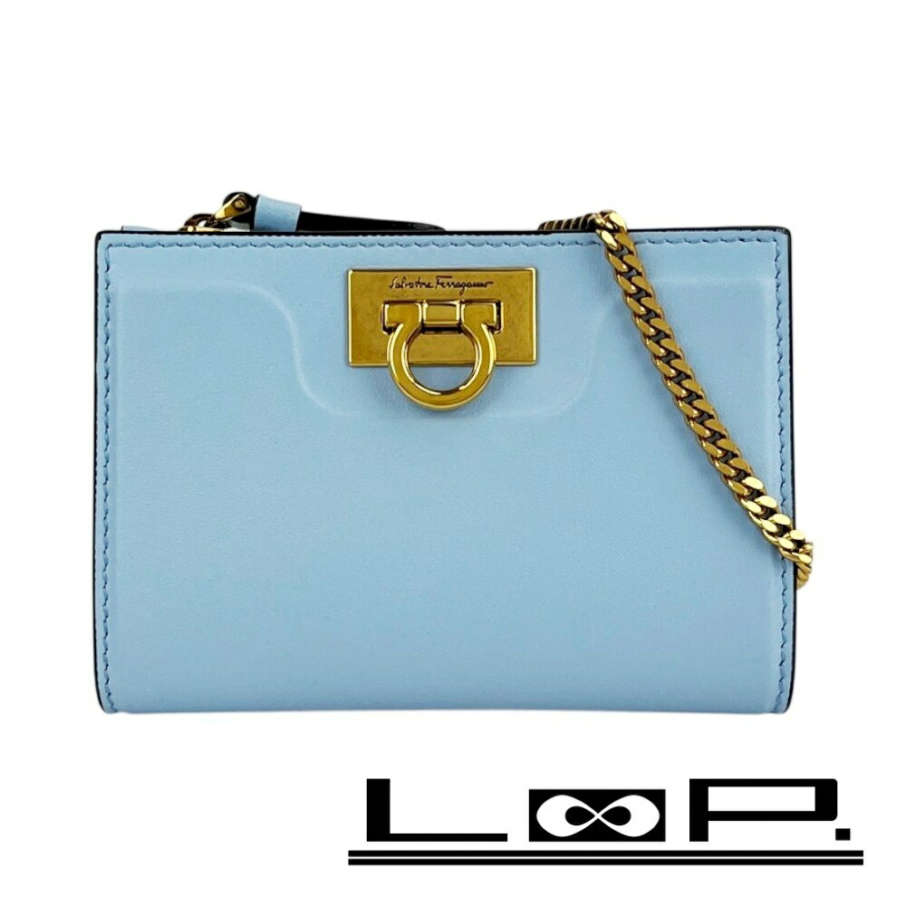 稀少フェラガモ フェラガモ□チェーンミニポーチ ヴァラ チェーンミニ