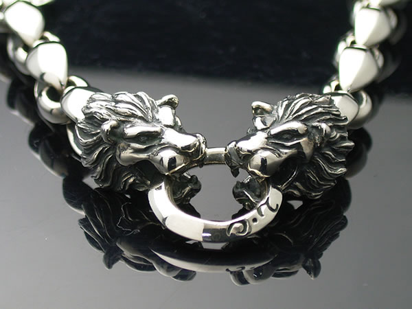 楽天市場】【シルバーアクセサリー】【送料無料】ダブルライオンヘッド