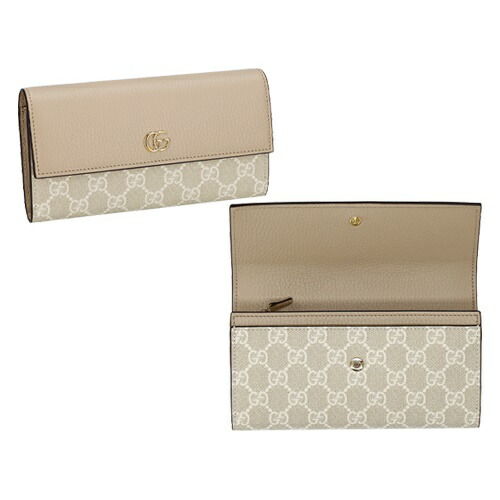 楽天市場】グッチ 長財布 レディース ダブルG バイカラー