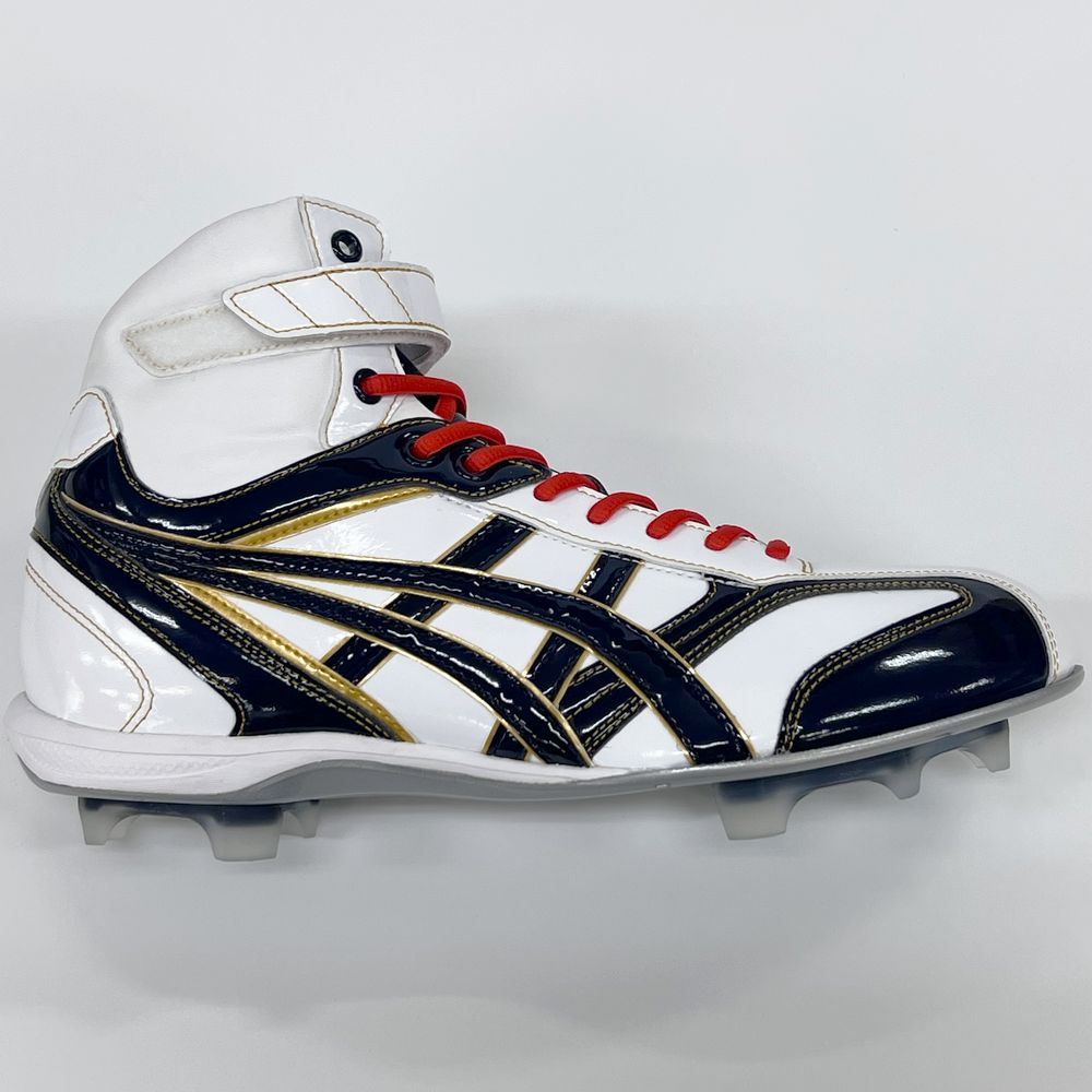 ASICS GOLDSTAGE スパイク ホワイト/レッド ASICS GOLDSTAGE スパイク