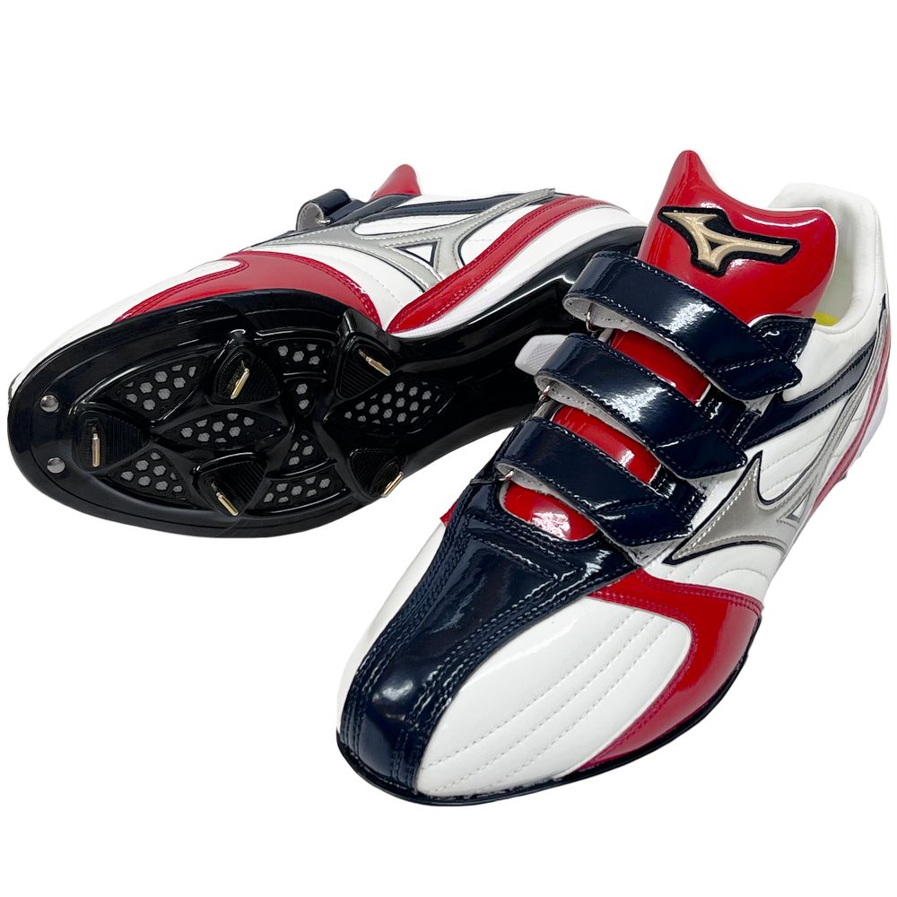 楽天市場】【サイズ交換送料無料】レッド×ネイビー ミズノ 野球