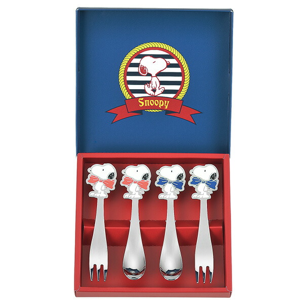 楽天市場】スヌーピー スプーン ＆ フォーク 4pc セット (SN-138