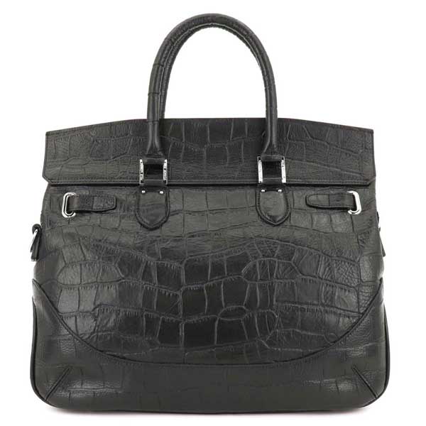 楽天市場】ペッレモルビダ ボストンバッグ クロコ型押し シュリンク