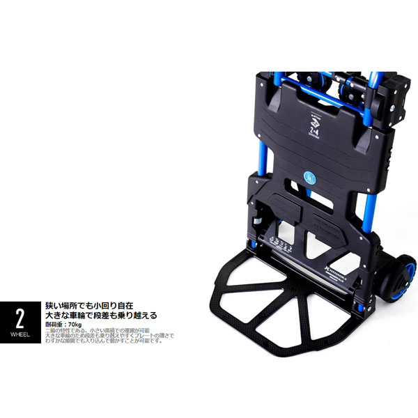 楽天市場】花岡車両 HANAOKA ブルー F-CART 2x4 フラットカート