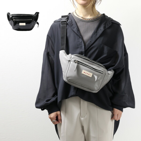 楽天市場】MARNI マルニ Belt Bag ベルトバッグ ボディバッグ クロス