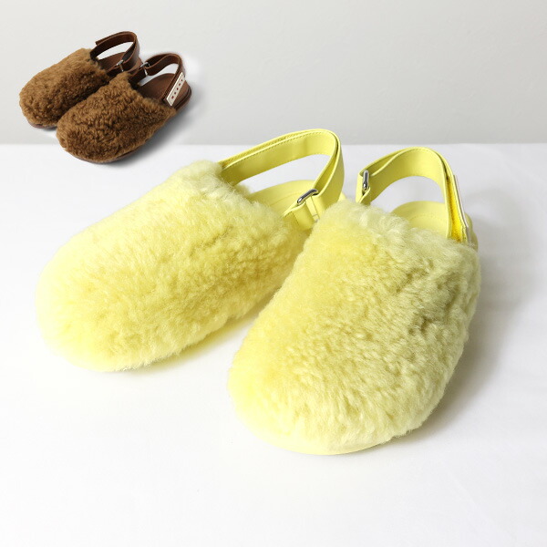 楽天市場】MARNI マルニ Shearling Sandal フスベットサボ シアリング