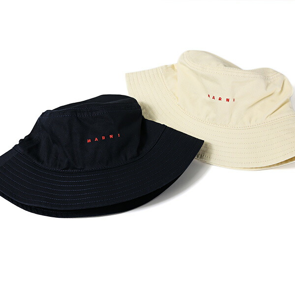 楽天市場】MARNI マルニ キッズ バケットハット Mini Logo Bucket Hat