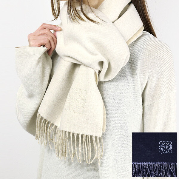 楽天市場】LOEWE ロエベ BICOLOR SCARF マフラー バイカラー ストール