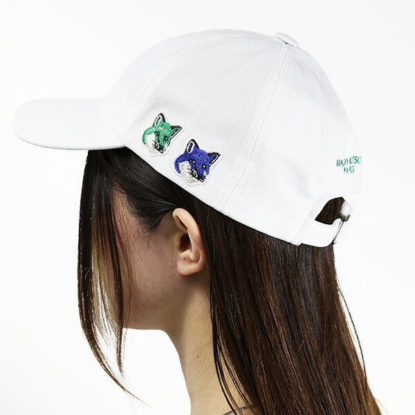 楽天市場】MAISON KITSUNE メゾンキツネ SEASONAL FOX HEAD 6P CAP