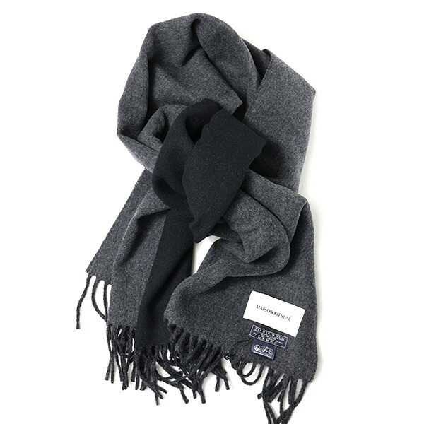 楽天市場】Maison Kitsune メゾンキツネ FOX HEAD PATCH SCARF