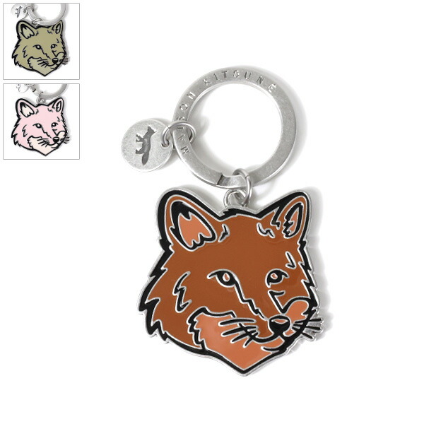 楽天市場】Maison Kitsune メゾンキツネ Bold Fox Head Keyring
