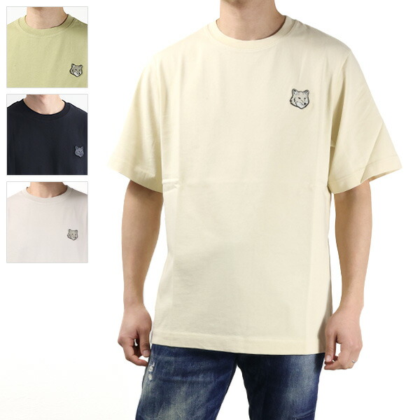 楽天市場】Maison Kitsune メゾンキツネ Bold Fax Head Patch Oversize